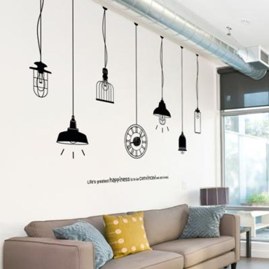 cm212-모던한전등_그래픽시계(중형)