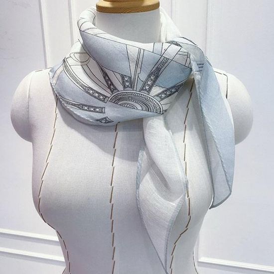 [애슬릿]국내 생산 타임 린넨 실크 미니 쁘띠 스카프