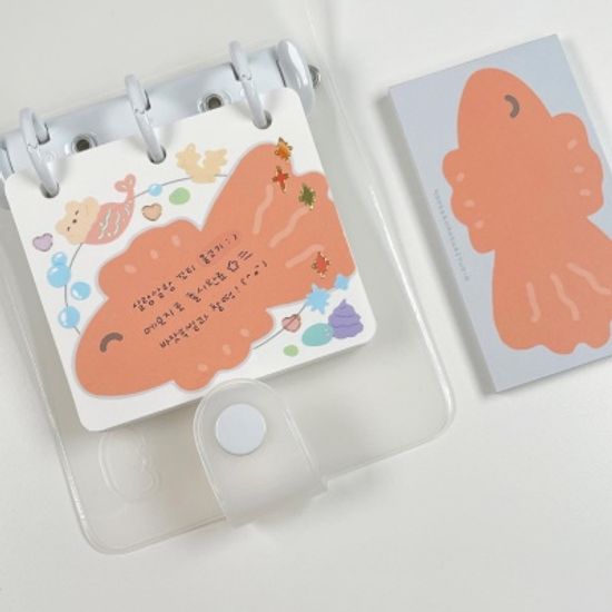 물고기 미니 메모지