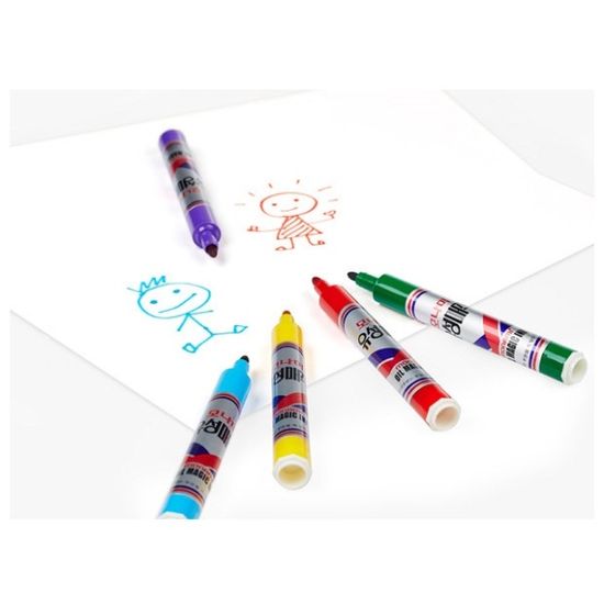 모나미 1.5mm 유성매직/마카-둥근닙 8색 Set