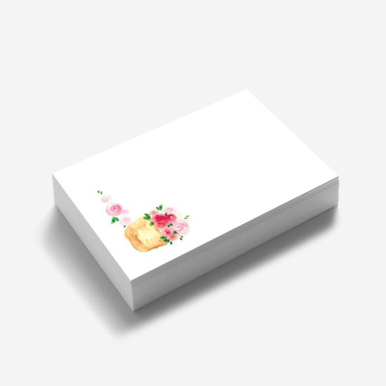 [앳원스]캘리그라피 플라워 수채화 무지엽서 vol-3