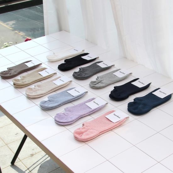 1250 골지 페이크삭스 5팩 (20색상)