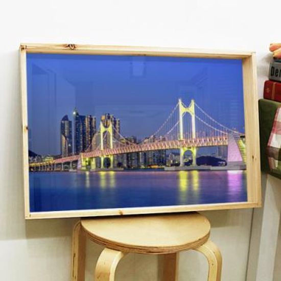 gb103-우드프레임액자_부산광안대교(대형)
