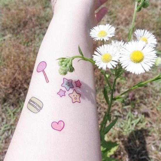 멜로우 어린이 타투스티커 디저트