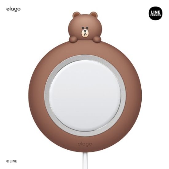 엘라고 라인프렌즈 맥세이프 충전기 실리콘 케이스 