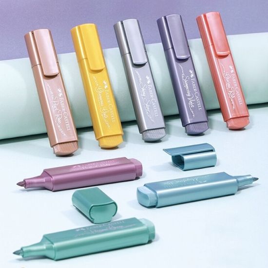 파버카스텔 텍스트라이너 메탈릭 형광펜 4색 A 154623