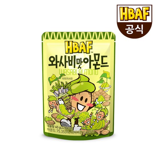 HBAF 와사비맛 아몬드 40g