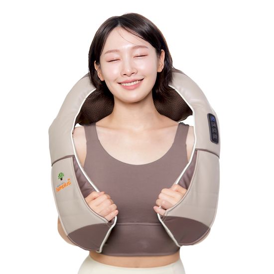 휴플러스 무선 3D텐션 목 어깨 무선안마기 HPM-5000