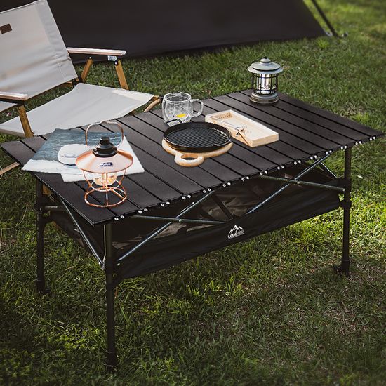 레토 접이식 높이조절 경량 캠핑 롤 테이블 LCT-HA05