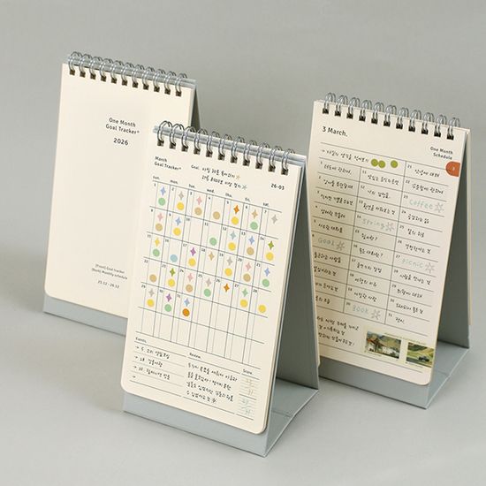 2026 원먼스 골트랙커 캘린더 (데스크용)