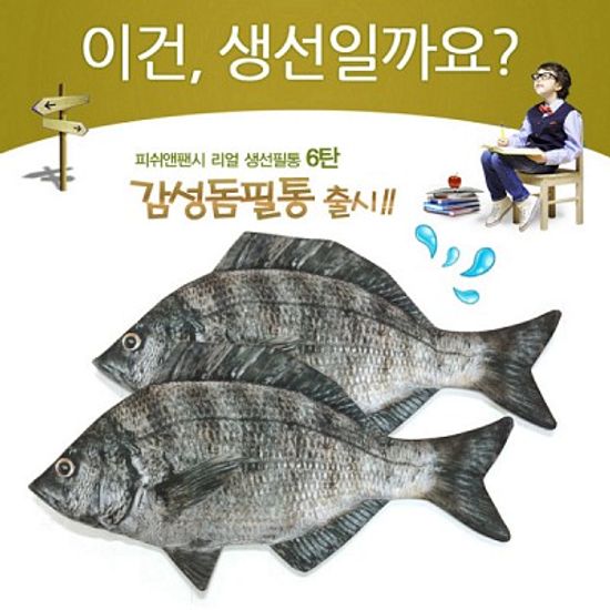 ★무료배송 [피쉬앤팬시] 생선필통 감성돔필통