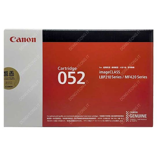 Canon 정품 LBP212dw 토너 검정 CRG-052BK