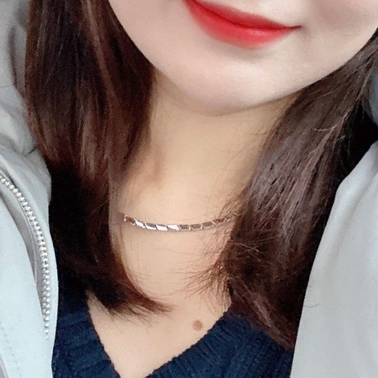 대나무 3mm 은목걸이 무난하고 심플 인기좋은