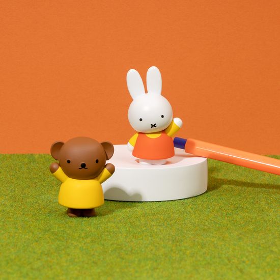 미피 보리스 모니터 피규어 2종 세트 미니 차량용