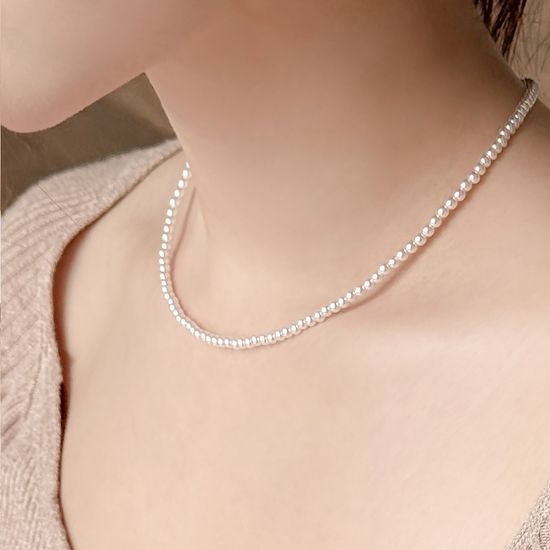 [선물포장] Tiny Pearl Necklace