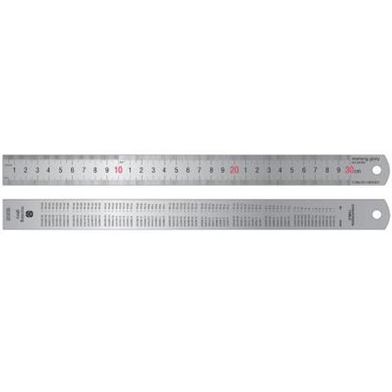 모닝글로리 스테인레스 자 30cm