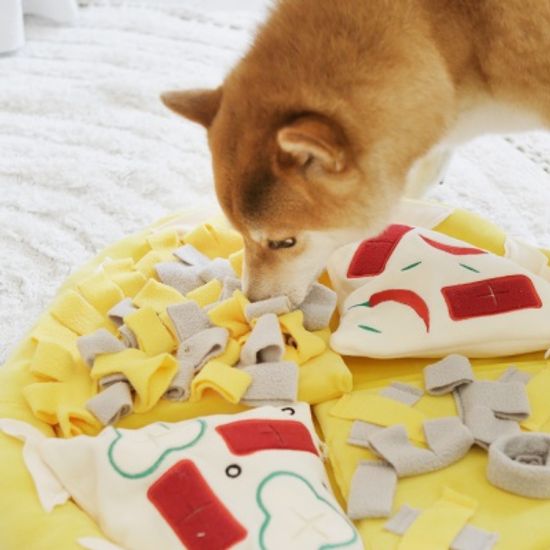 제이코 강아지 반려동물 노즈워크 피자모형