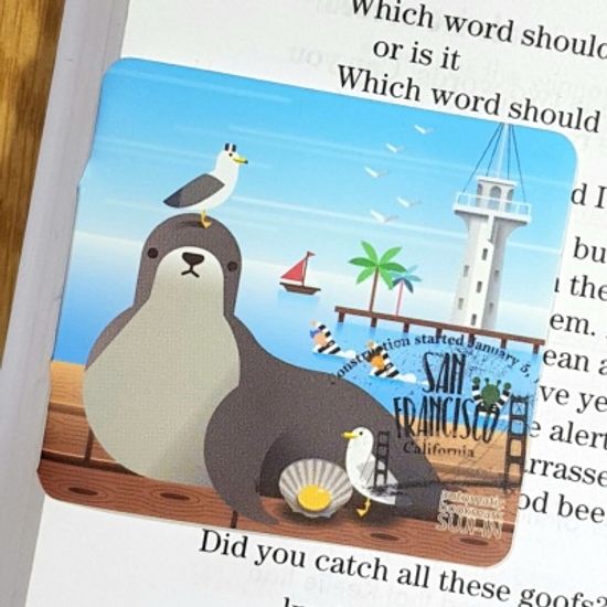 샌프란시스코테마_자동책갈피 8종 (선택 4개 세트)