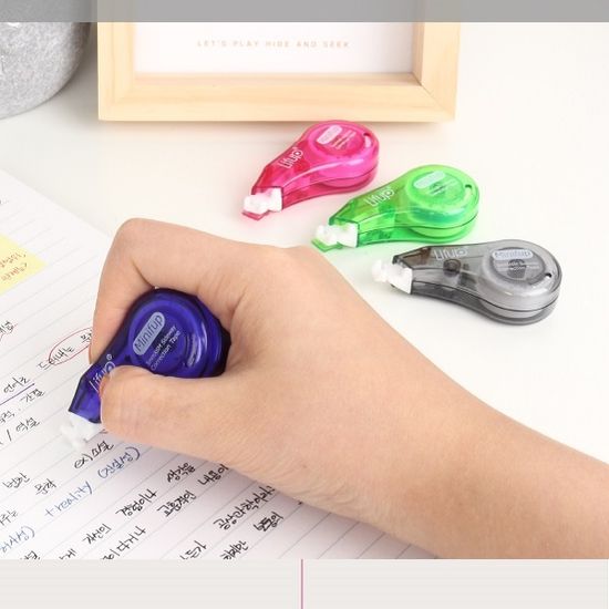 Lifub 일본산 원단 사용 미니펍 수정테이프 4개