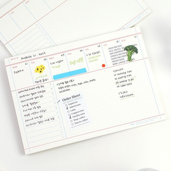 플랫 노트패드 A5 [M]