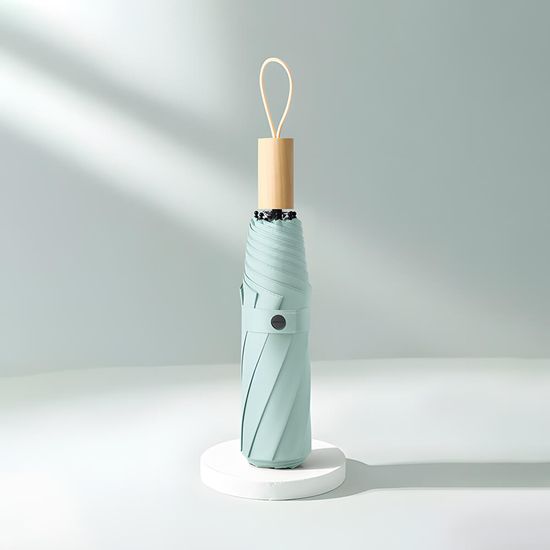 PASTELLA 우드 3단 수동 암막 양우산 PS13(UPF50+)