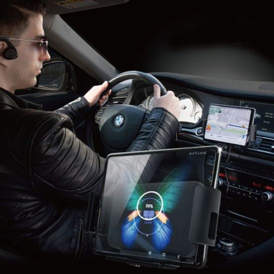 가로본능 차량용 와이드 무선 고속 충전 거치대