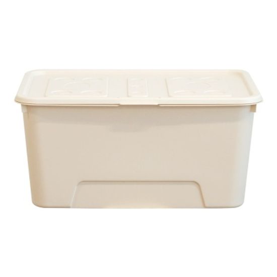 탑백 대형 리빙박스 52L 1P 대용량 옷 정리함(네임텍)