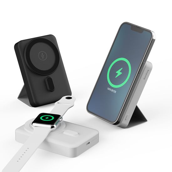 [코딩] 맥파워 맥세이프 무선 보조배터리 거치대 3in1