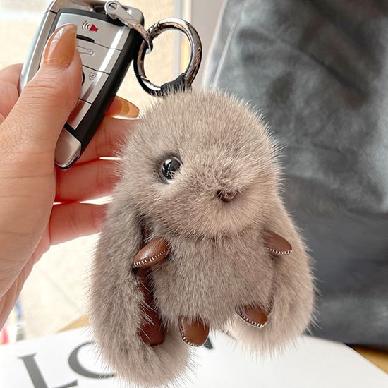 보송 밍크 토끼 인형 키링 미니인형 열쇠고리 백참