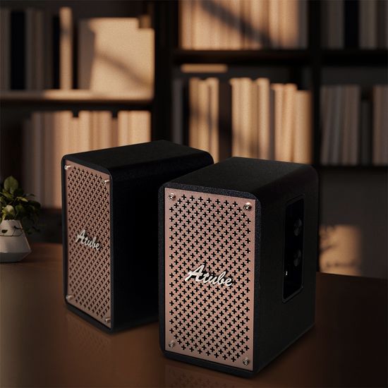 에이튜브 A100U 2채널 스피커 PC 북쉘프 컴퓨터 USB