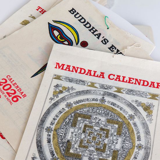 2026년 네팔 벽걸이 달력 부처 인테리어 캘린더