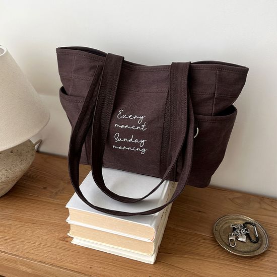 Day pocket shoulder bag_brown