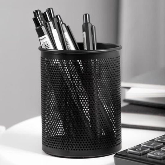 꿈드림22 델리 철제 원형 펜꽂이 데스크정리함 E909