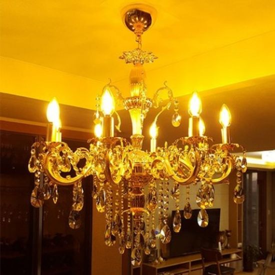 란슬롯 샹델리에 8등(LED 겸용)