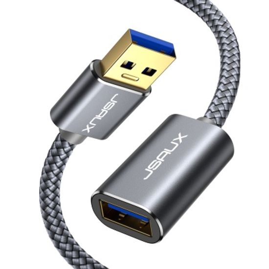 JSAUX USB 3.0 연장케이블 메탈 고속충전 연장선