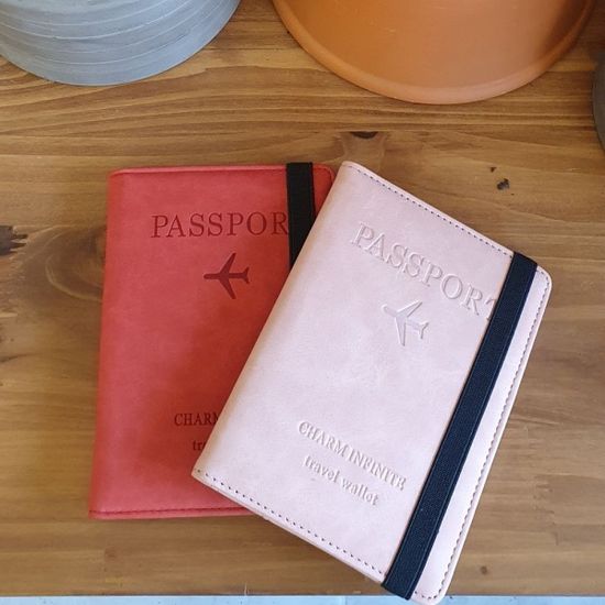 러블리 보들 RFID 방지 여권 홀더 지갑(W87CF96)