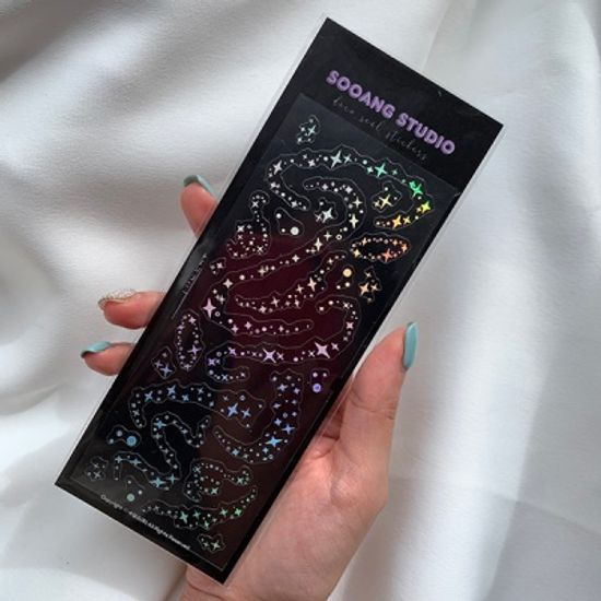 은하수/투명 홀로그램 스티커