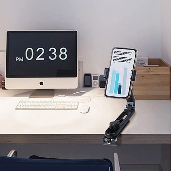 바림 360도 회전 썬바이저 거치대 휴대폰 만능거치대