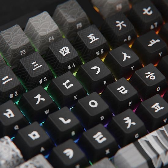 시이닷 모노 단청 유선 LED 기계식 키보드