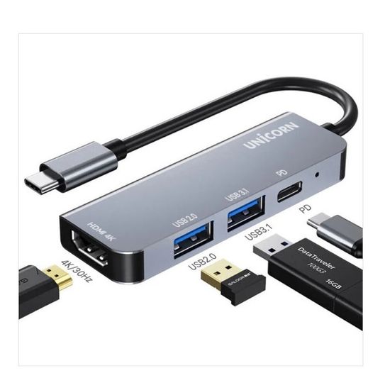 4 IN 1 HDMI C타입 멀티 허브 TCH-P10