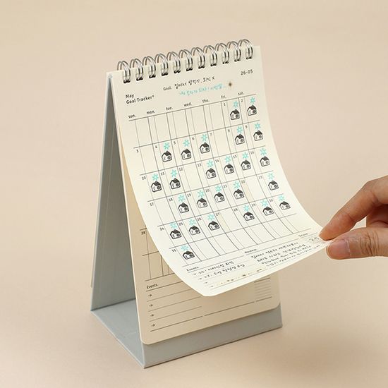 2026 원먼스 골트랙커 캘린더 (데스크용)