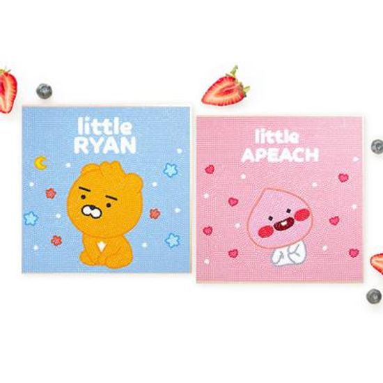 보석십자수 카카오 2종세트 리틀라이언+어피치 25x25