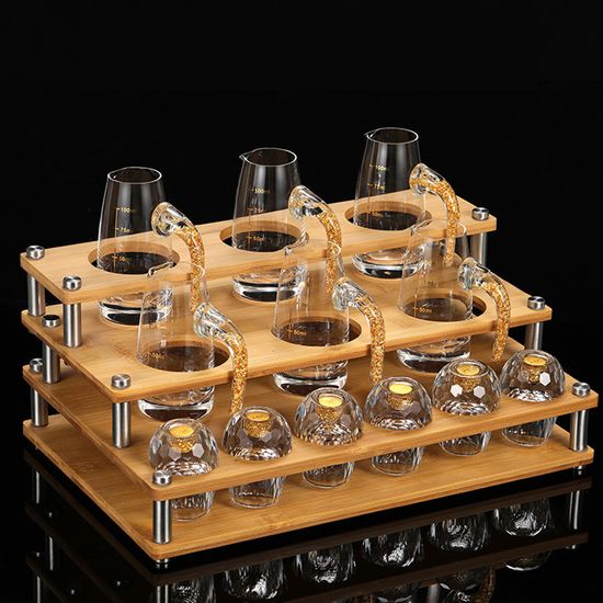술잔병+거치대 세트(15ml*6+100ml*6)