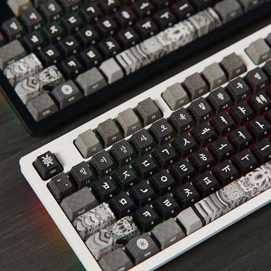 시이닷 모노 단청 유선 LED 기계식 키보드