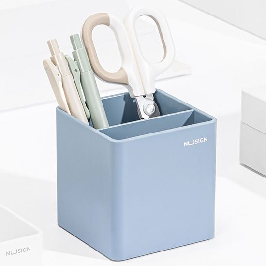 누사인 다용도 2칸 연필꽂이 펜꽂이 색연필꽂이