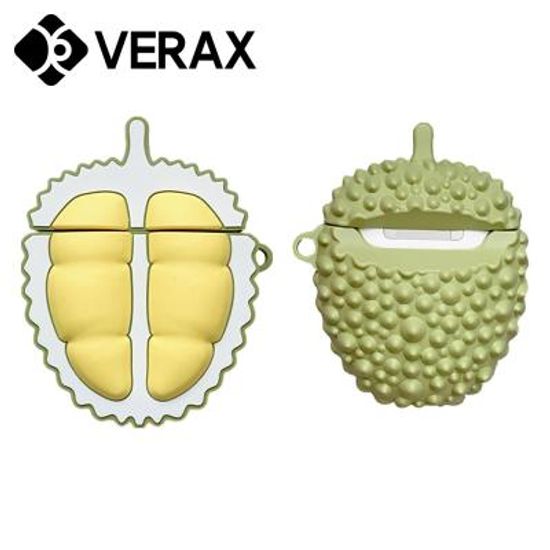 EC056 에어팟1 2 스트랩 두리안 커버 실리콘 케이스