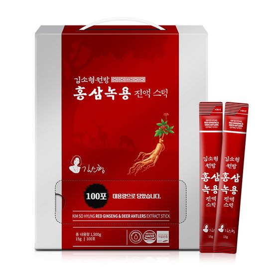 김소형 원방 홍삼녹용진액스틱 15g x 100포