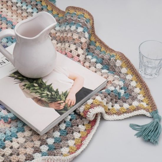 롤리팝 블랭킷 - 코바늘 키트 (동영상 포함) 