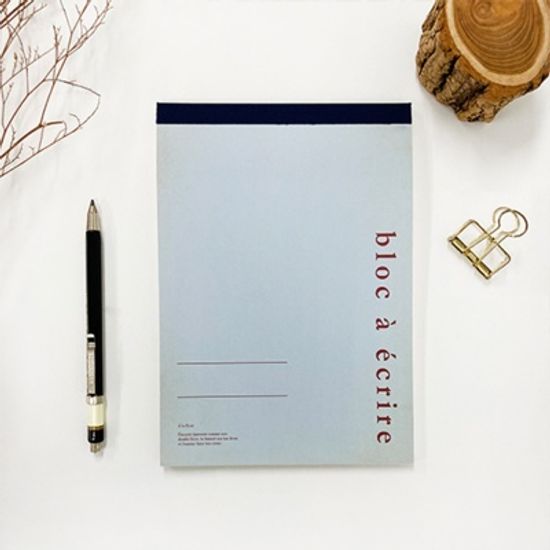 NOTE PAD A5 ver VINTAGE BLUE 아이디어 무지노트