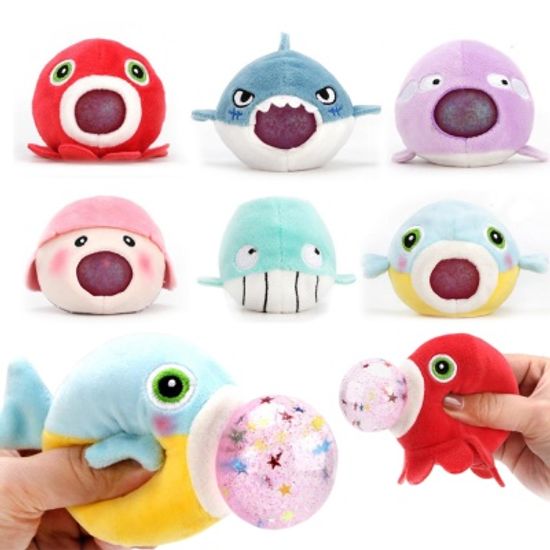 신상 풍선 부는 츄잉껌볼 말랑이 버블 주물럭 장난감